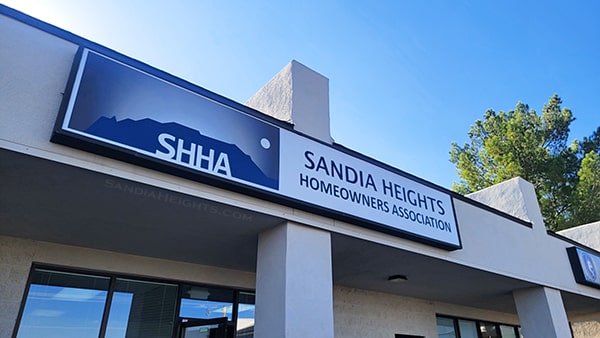 Sandia Heights Homeowners Association ofice