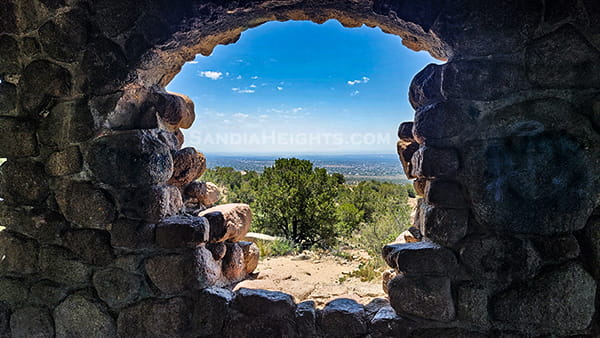 Inside view of La Luz Rock House